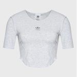 adidas-t-shirt-crop-loungewear-hl9130-szary-regular-fit