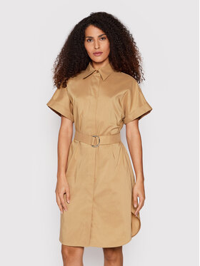 boss-sukienka-koszulowa-dashile-50468013-brazowy-regular-fit