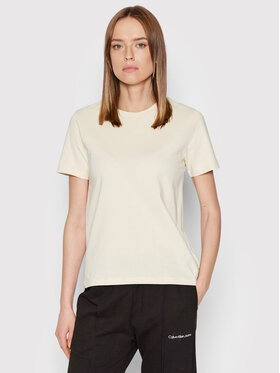 calvin-klein-t-shirt-micro-logo-k20k203677-bezowy-regular-fit