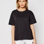 champion-t-shirt-script-logo-emroidery-112732-czarny-oversize
