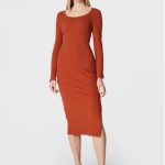 cotton-on-sukienka-codzienna-2054241-brazowy-slim-fit