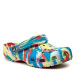 crocs-klapki-classic-marbled-clog-206867-niebieski-1