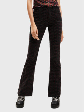 desigual-spodnie-materialowe-tears-22wwpn08-czarny-flare-fit