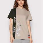 ellesse-t-shirt-looney-tunes-tweetood-sml15209-szary-oversize