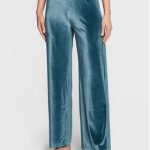 etam-spodnie-pizamowe-velvety-6537259-zielony-relaxed-fit