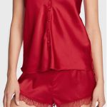 etam-szorty-pizamowe-ombrelle-6531999-czerwony-regular-fit