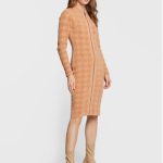 fracomina-sukienka-dzianinowa-fs22wd5002k45601-brazowy-slim-fit