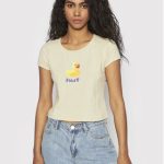 huf-t-shirt-baby-wkn0045-bezowy-slim-fit