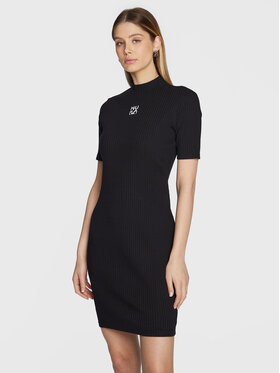 hugo-sukienka-dzianinowa-narcissa-2-50478207-czarny-slim-fit