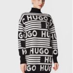 hugo-sukienka-dzianinowa-sisminy-50478976-czarny-oversize