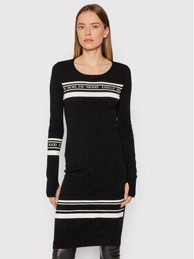 hugo-sukienka-dzianinowa-sushanetta-50462660-czarny-slim-fit