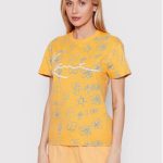 karl-kani-t-shirt-signature-flower-6130381-pomaranczowy-relaxed-fit