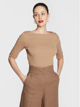 lauren-ralph-lauren-bluzka-200654963147-brazowy-regular-fit
