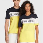 le-coq-sportif-t-shirt-unisex-saison-2-2220294-zolty-regular-fit