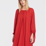 naf-naf-sukienka-koktajlowa-ktoday-thnr35-czerwony-relaxed-fit