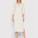 only-sukienka-dzianinowa-bella-15255627-bezowy-relaxed-fit
