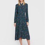 pepe-jeans-sukienka-koszulowa-bonie-pl953093-zielony-regular-fit