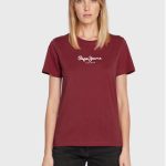 pepe-jeans-t-shirt-camila-pl505292-czerwony-regular-fit