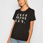 pepe-jeans-t-shirt-fionna-pl504633-czarny-regular-fit