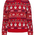 pieces-sweter-xmas-17130539-czerwony-regular-fit