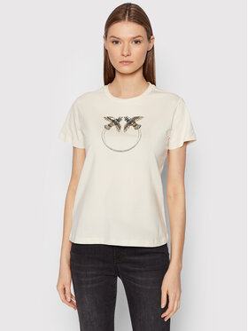 pinko-t-shirt-quentin-3-1g1720-y7ss-bezowy-regular-fit