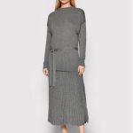 rinascimento-sukienka-dzianinowa-cfm0010543003-szary-relaxed-fit