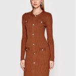 rinascimento-sukienka-dzianinowa-cfm0010620003-brazowy-slim-fit
