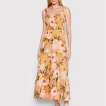 roxy-sukienka-letnia-sunnier-shores-urjwd03116-bezowy-regular-fit