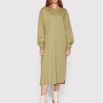 samsoe-samsoe-sukienka-codzienna-chrome-f21200130-bezowy-regular-fit