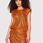 silvian-heach-bluzka-sintholo-cvp22127bl-pomaranczowy-regular-fit