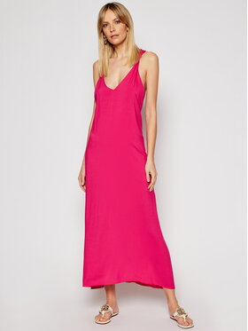 silvian-heach-sukienka-letnia-albaio-pgp21579ve-rozowy-regular-fit