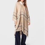 sisley-ponczo-600rwu00x-bezowy-regular-fit
