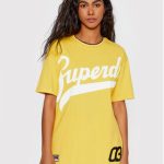 superdry-t-shirt-strikeout-w1010668a-zolty-regular-fit