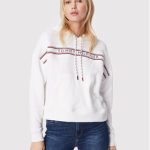 tommy-hilfiger-bluza-signature-tape-drawstring-uw0uw03582-bialy-regular-fit