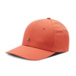 tommy-hilfiger-czapka-z-daszkiem-essential-aw0aw12169-pomaranczowy