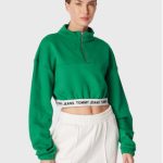 tommy-jeans-bluza-logo-waistband-dw0dw14350-zielony-relaxed-fit