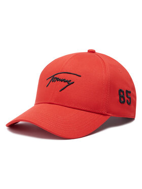 tommy-jeans-czapka-z-daszkiem-signature-aw0aw14700-czerwony