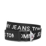 tommy-jeans-pasek-damski-tjw-webbing-3-0-aw0aw14071-czarny