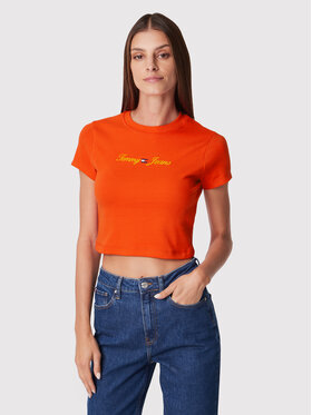 tommy-jeans-t-shirt-dw0dw14208-czerwony-regular-fit