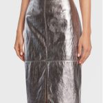 twinset-spodnica-z-imitacji-skory-222tt2490-srebrny-slim-fit